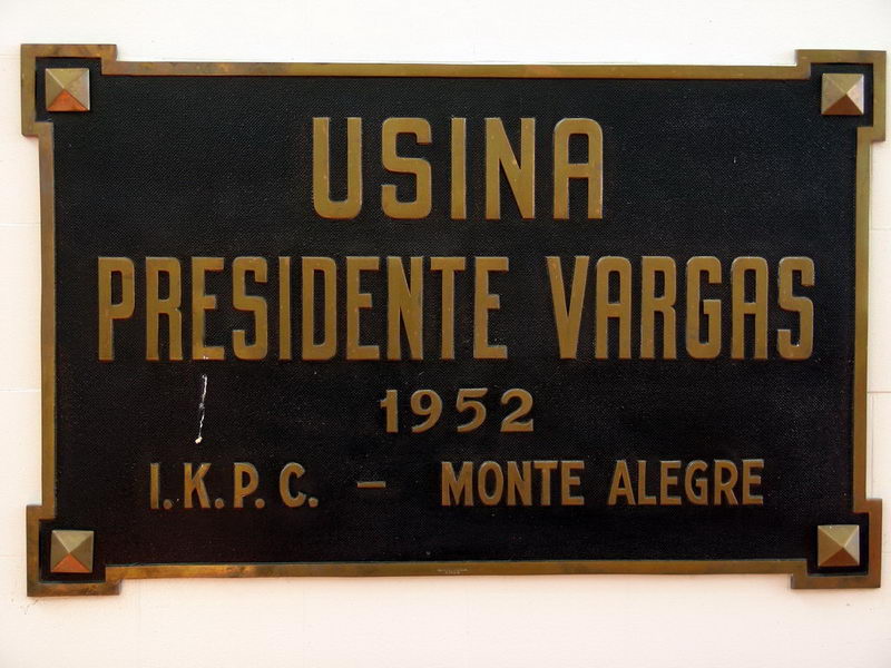 Sejam bem vindos  usina Presidente Vargas...